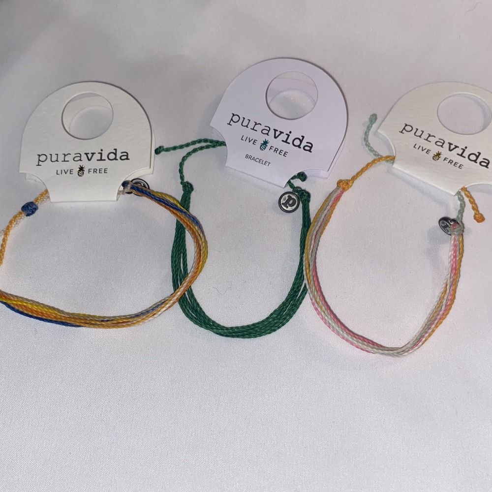 Lot of 3 NWT Pure Vida Adjustable Bracelets‎